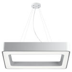 Светильник LED ЭРА Geometria SPO-162-W-40K-070 Quadro 70Вт 4000K 5200Лм 800*800*80 белый подвесной драйвер внутри Светильник LED ЭРА Geometria SPO-162-W-40K-070 Quadro 70Вт 4000K 5200Лм 800*800*80 белый подвесной драйвер внутри