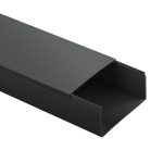 Кабель-канал ЭРА KK-B-80-60 черный 80x60мм 8м