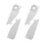 Набор заглушек ЭРА 9818-3 профиля 9818 2шт глухие 2шт с отверстием