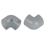 Внешний угол ЭРА OC-KK-20-12-F для полукруглого кабель-канала серый 20х12мм 2шт/комплект