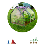 Теплица ЭРА FITO-House-medium со светильником в комплекте 1800х900х900 мм 2 отсека