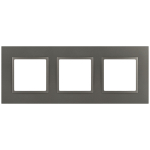 Рамка для розеток и выключателей ЭРА Elegance 14-5013-16 Classic, на 3 поста, титан