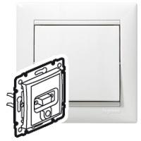 Розетка HD15+Jack 3.5 белый VALENA Legrand