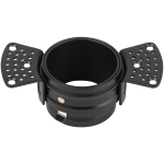 Светильник встраиваемый алюминиевый ЭРА KL99 BK безрамочный под штукатурку под лампу MR16 GU5.3 черный