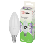 Лампочка светодиодная ЭРА GREEN LINE LED B35-12W-865-E14 GL E14 12 Вт свеча холодный свет Лампочка светодиодная ЭРА GREEN LINE LED B35-12W-865-E14 GL E14 12 Вт свеча холодный свет