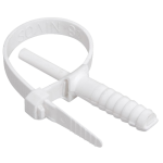 Хомут дюбельный ЭРА NO-225-213 7х150 мм белый (50 шт/уп)