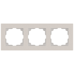 Рамка для розеток и выключателей Intro Accent 6-503-06 на 3 поста, СУ, перламутр