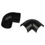 Поворот ЭРА T-90-KK-20-12-GR на 90 градусов для полукруглого кабель-канала графит 20х12мм 2шт/комплект Поворот ЭРА T-90-KK-20-12-GR на 90 градусов для полукруглого кабель-канала графит 20х12мм 2шт/комплект