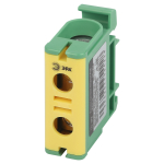 Клемма силовая вводная КСВ ЭРА NO-224-127 (KE61.3) 6-50 мм² желтая/зеленая "PE"