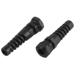 Кабельный ввод сальник ЭРА NO-224-249 с гибким отводом PGR 7 (d отв.12.5 мм / d провод.3-6.5 мм) IP54 (упаковка 10 штук)