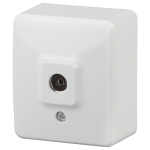 Розетка ЭРА Эксперт 11-3201-01 накладная IP20 белый телевизионная