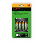 Зарядное устройство для аккумуляторов Kodak USB Overnight charger with 4 x 1100 mAh [K4AA/AAA] (6/48/1008)
