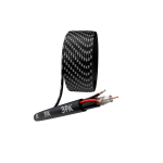 Кабель для аналогового видеонаблюдения ЭРА Simple KL-0.75-PE КВК-П-2 +2x0,75 мм², бухта 200 метров, чёрный