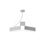 Светильник светодиодный Geometria ЭРА Igrek SPO-141-W-40K-028 28Вт 4000K 1750Лм IP40 600*600*80 белый подвесной ЛТ