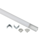 Комплект с угловым анодированным профилем ЭРА 1616R-1m 16х16мм, 1м, серебристый CAB280