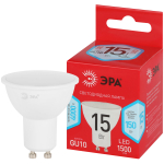 Лампа светодиодная ЭРА RED LINE LED MR16-15W-840-GU10 R 15Вт софит нейтральный белый свет GU10