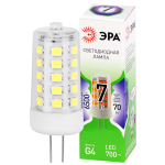 Лампа светодиодная ЭРА GREEN LINE LED G4-JC-7W-865-12V GL 7Вт капсула 12В холодный дневной свет G4