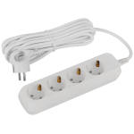 Удлинитель электрический ЭРА UDL-16-450-E Greenline 4 розетки с заземлением 5м ПВС 3x1мм2