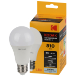 Лампочка светодиодная Kodak LED KODAK A60-9W-840-E27 E27 / Е27 9Вт груша нейтральный белый свет Лампочка светодиодная Kodak LED KODAK A60-9W-840-E27 E27 / Е27 9Вт груша нейтральный белый свет