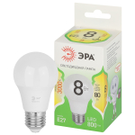 Лампочка светодиодная ЭРА GREEN LINE LED A60-8W-830-E27 GL E27 8 Вт теплый свет