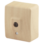 Розетка ЭРА Эксперт 11-3201-11 накладная IP20 сосна телевизионная