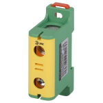 Клемма силовая вводная КСВ ЭРА NO-224-130 (KE62.3) 16-95 мм² желтая/зеленая "PE"