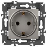 Розетка ЭРА Elegance 14-2101-16 2P+E Schuko, 16А-250В, титан