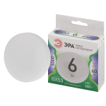 Лампа светодиодная ЭРА GREEN LINE LED GX-6W-865-GX53 GL 6Вт таблетка холодный свет GX53