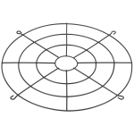 Защитная металлическая решетка ЭРА SPP-AC8-402-200 для светильников SPP-402 мощностью 200Вт