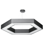 Светильник светодиодный Geometria ЭРА Hexagon SPO-123-B-40K-045 45Вт 4000K 2500Лм IP40 600*600*80 черный подвесной ЛТ Светильник светодиодный Geometria ЭРА Hexagon SPO-123-B-40K-045 45Вт 4000K 2500Лм IP40 600*600*80 черный подвесной ЛТ