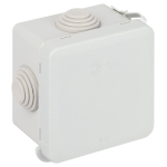 Распаячная коробка ЭРА KOR-65-65-50-4gv-MP серая 65х65х50мм с гермовводами 4 входа прямой монтаж IP55