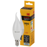 Лампочка светодиодная Kodak LED KODAK BXS-11W-840-E14 E14 / Е14 11Вт свеча на ветру нейтральный белый свет Лампочка светодиодная Kodak LED KODAK BXS-11W-840-E14 E14 / Е14 11Вт свеча на ветру нейтральный белый свет