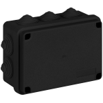 Распаячная коробка ЭРА KORv-150-110-70-10gv-MP-B черная 150х110х70мм с гермовводами 10 входов прямой монтаж IP55