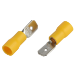 Разъем плоский ЭРА NO-225-131 РпИп 5-6-0.8 изолированный «вилка» (упаковка 50 штук)