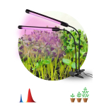 Светильник для растений на прищепке ЭРА FITO-20W-АLED-N красно-синего спектра 12 Вт черный Светильник для растений на прищепке ЭРА FITO-20W-АLED-N красно-синего спектра 12 Вт черный