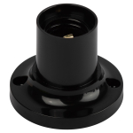 Патрон ЭРА Е27 потолочный бакелит, черный, Б/Н, гр.уп., 50 шт.