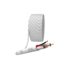 Кабель для аналогового видеонаблюдения ЭРА K-0.75-PVC КВК-В-2 +2x0,75 мм², бухта 200 метров, белый