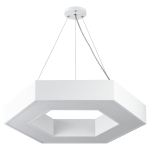 Светильник LED ЭРА Geometria SPO-124-W-40K-051 Hexagon 51Вт 4000К 4000Лм 800*800*80 белый подвесной драйвер внутри Светильник LED ЭРА Geometria SPO-124-W-40K-051 Hexagon 51Вт 4000К 4000Лм 800*800*80 белый подвесной драйвер внутри