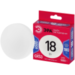 Лампа светодиодная ЭРА RED LINE LED GX-18W-865-GX53 R 18Вт таблетка холодный дневной свет GX53