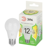 Лампочка светодиодная ЭРА GREEN LINE LED A60-12W-830-E27 GL E27 12 Вт груша теплый свет