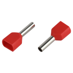 Наконечник-гильза ЭРА NO-225-99 НШвИ(2) 1,0-8 с изолированным фланцем (упаковка 50 шт.)