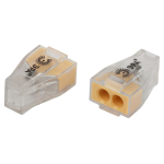 Клемма ЭРА NO-225-363 быстрозажимная 773-602 прозрачная 2-проводная 0.75-4.0 мм2 (упаковка 50 шт.)