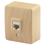 Розетка ЭРА Эксперт 11-3203-11 накладная IP20 сосна RJ45