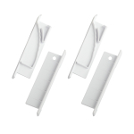 Набор заглушек ЭРА 6814-3 для профиля 6814 2шт глухие 2шт с отверстием