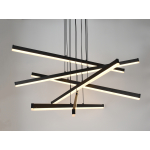 Светильник подвесной (подвес) Rivoli Mabel 6183-201 LED 120 Вт 3000-6000К чёрный светодиодный с пультом