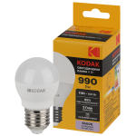 Лампочка светодиодная Kodak LED KODAK P45-11W-865-E27 E27 / Е27 11Вт шар холодный дневной свет Лампочка светодиодная Kodak LED KODAK P45-11W-865-E27 E27 / Е27 11Вт шар холодный дневной свет