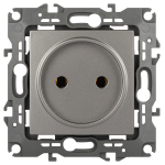 Розетка ЭРА Серия 12 12-2105-16 , 2P, 16А-250В, титан