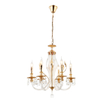 Люстра Rivoli Melanie 1020-206 6 х Е14 40 Вт хрусталь классика