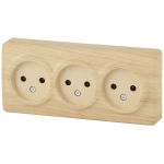 Розетка ЭРА Эксперт 11-2207-11 накладная IP20 16А 250В сосна тройная