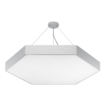 Светильник светодиодный Geometria ЭРА Hexagon SPO-122-W-40K-066 66Вт 4000К 4800Лм IP40 800*800*80 белый подвесной Светильник светодиодный Geometria ЭРА Hexagon SPO-122-W-40K-066 66Вт 4000К 4800Лм IP40 800*800*80 белый подвесной